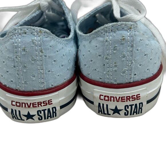 Converse Sneakers Women’s Size 5 Fountain Blue Chuck Taylor All Star Low Top - Picture 3 of 12